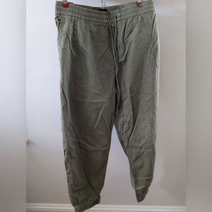GAP Womens Jogger Olive Green Pants